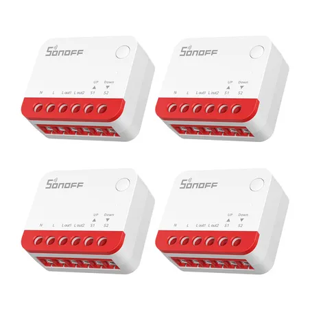 Smart ZigBee roller shutter switch Sonoff MINI-ZBRBS (4pak)